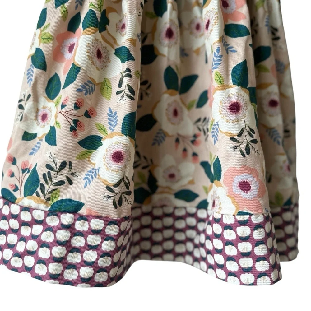 Floral Girls Jumper Dress - Picture 7 of 10